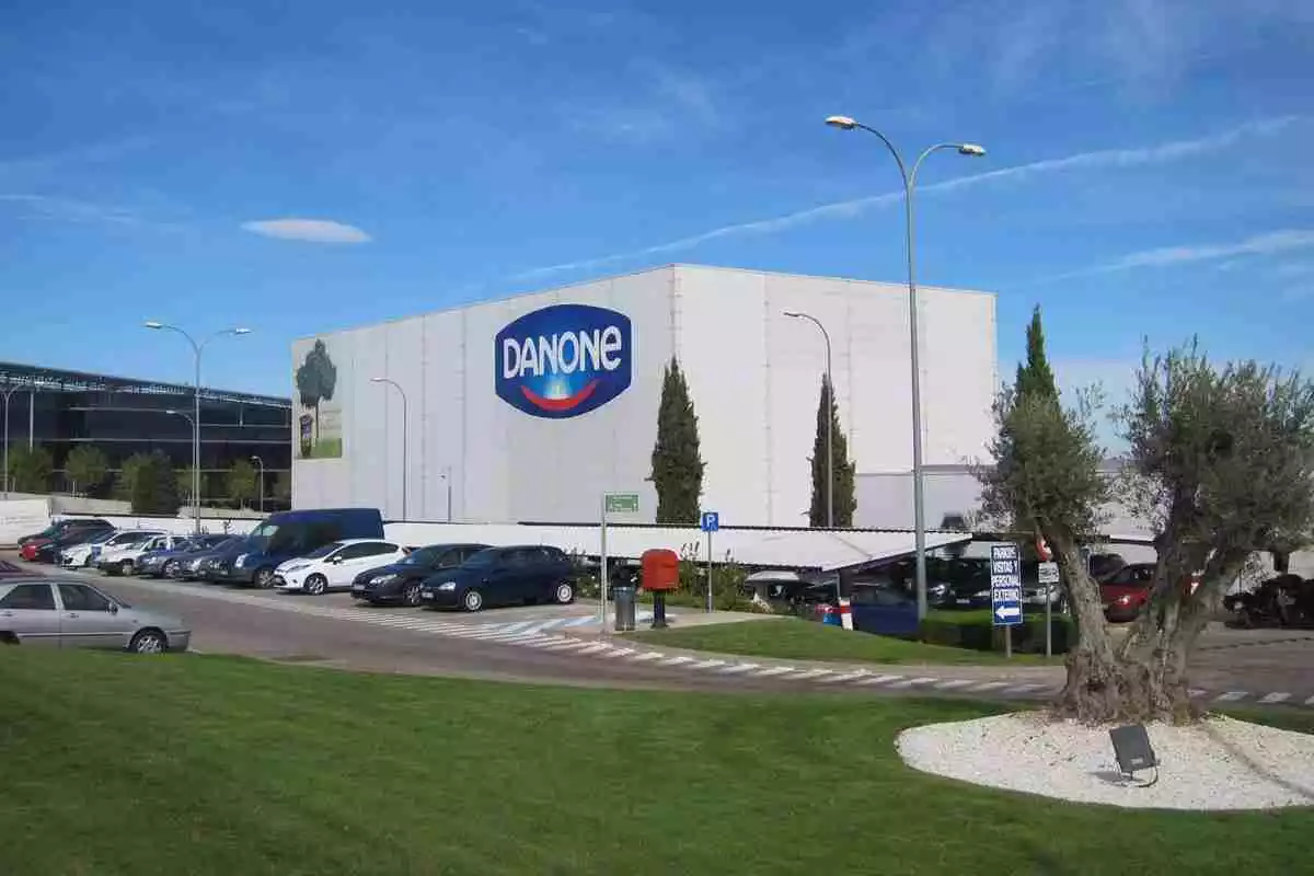 Imatge d'una planta de producció de Danone