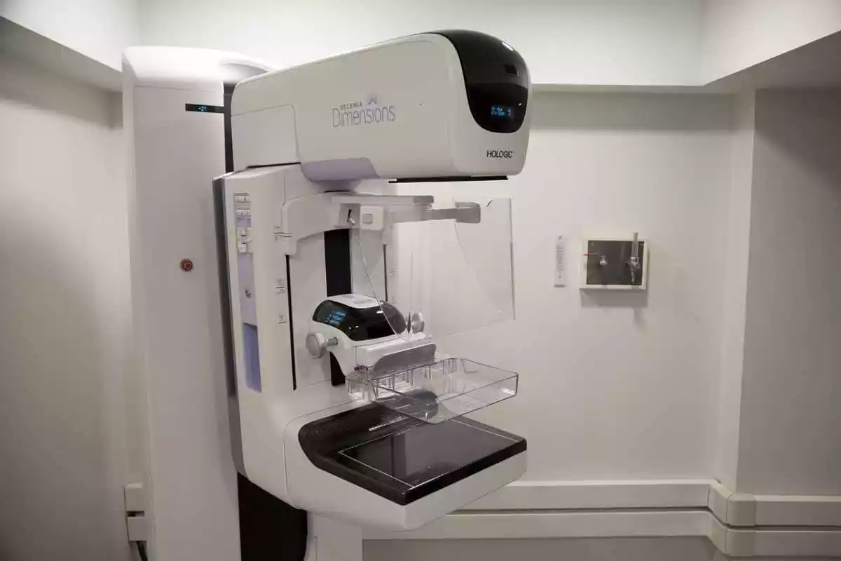 Màquina per fer mamografies