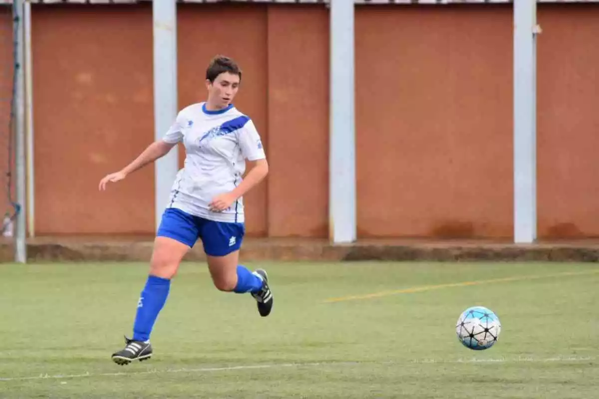 Rosa Sáenz, la futbolista del CE Pubilla Casas que ha mort.