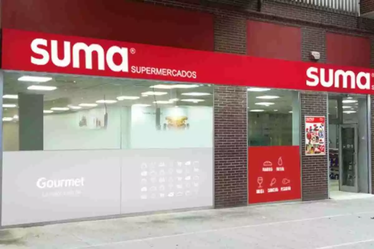 Un supermercat SUMA, en una imatge cedida aquest 13 de gener del 2021