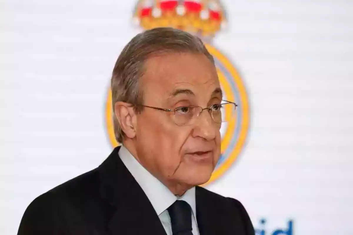 El president del Real Madrid CF, Florentino Pérez