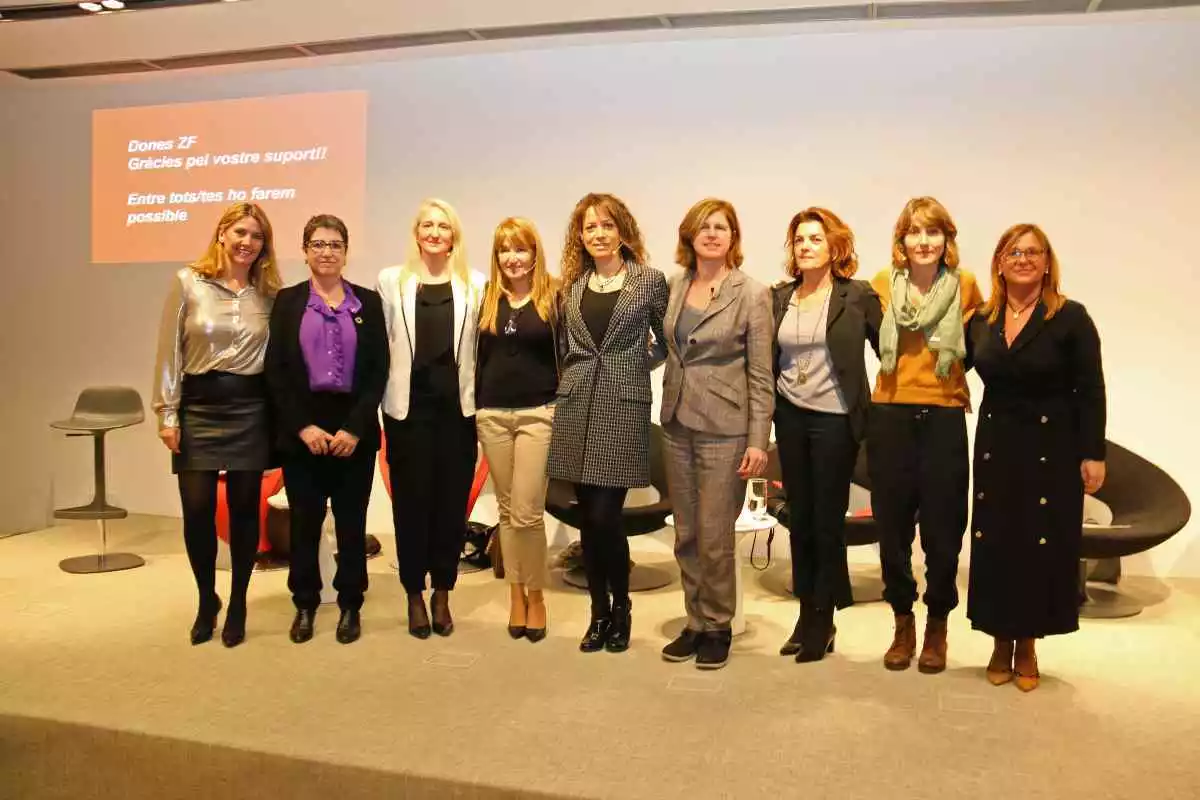 Les integrants del Consell de la Dona de la Zona Franca de Barcelona