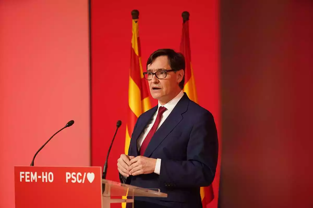 Salvador Illa, candidat del PSC a la presidència de la Generalitat.