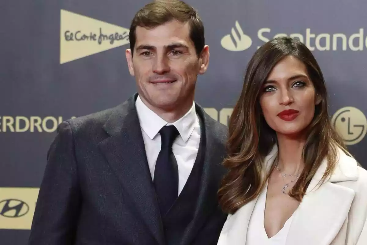 Iker Casillas i Sara Carbonero en una fotografia