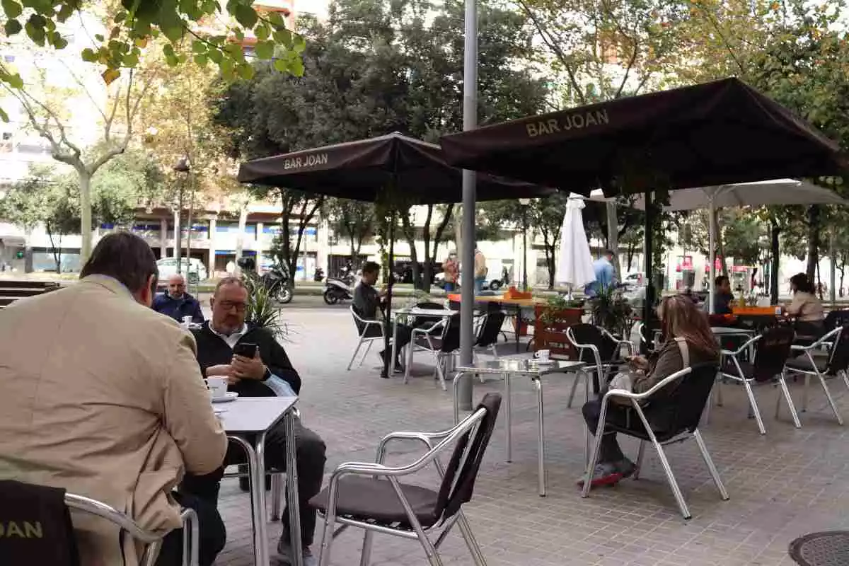 Imatge d'un bar de la Diagonal de Barcelona