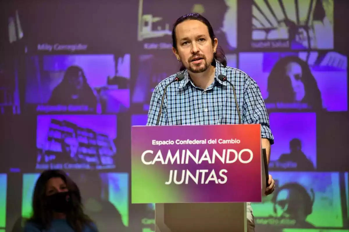 El candidat d'Unides Podem a Madrid, Pablo Iglesias, en una imatge d'arxiu