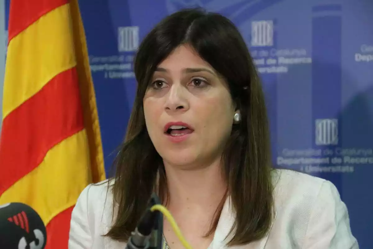 Gemma Geis, consellera d'Universitat i Recerca de la Generalitat de Catalunya
