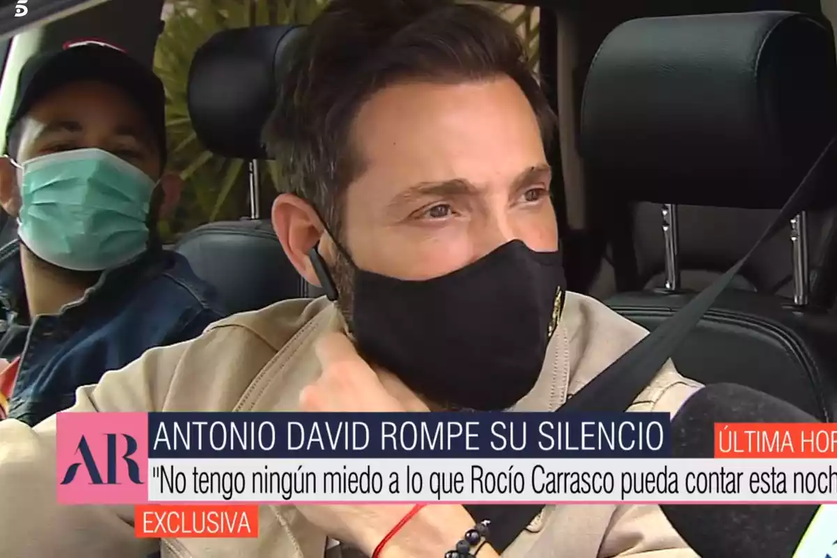 Antonio David Flores en una connexió en directe amb 'El programa d'Ana Rosa'