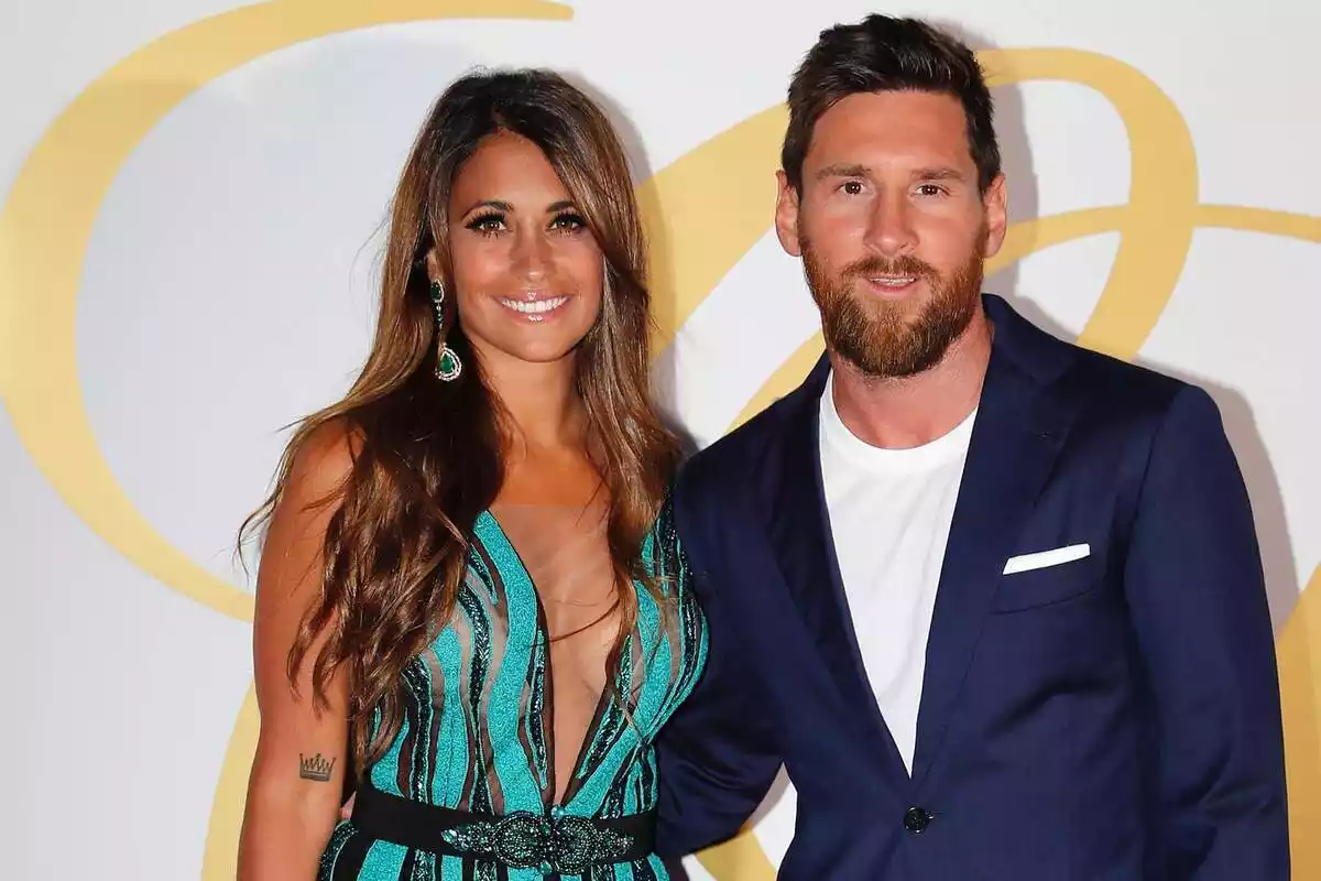 El futbolista argentí Lionel Messi amb la seva dona Antonela Roccuzzo