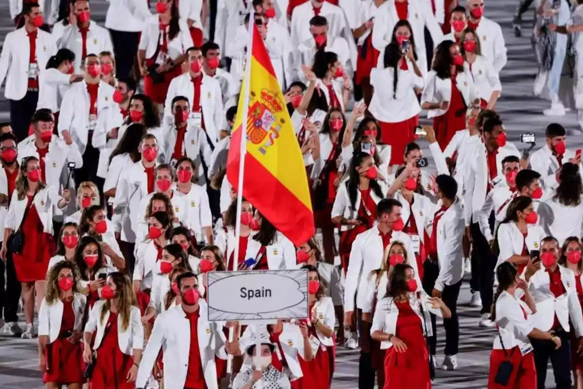 La delegació espanyola als Jocs Olímpics de Tòquio