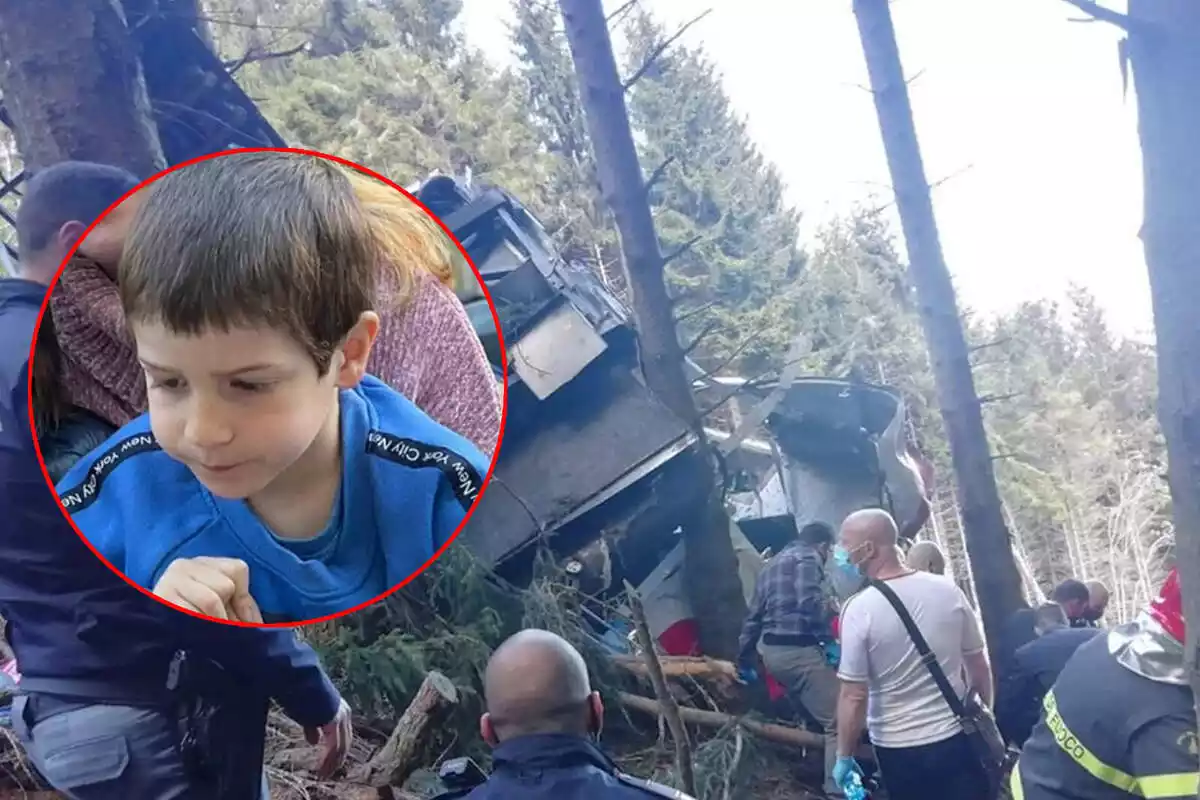 Eitan, el nen supervivent a la caiguda d'un telefèric a Itàlia
