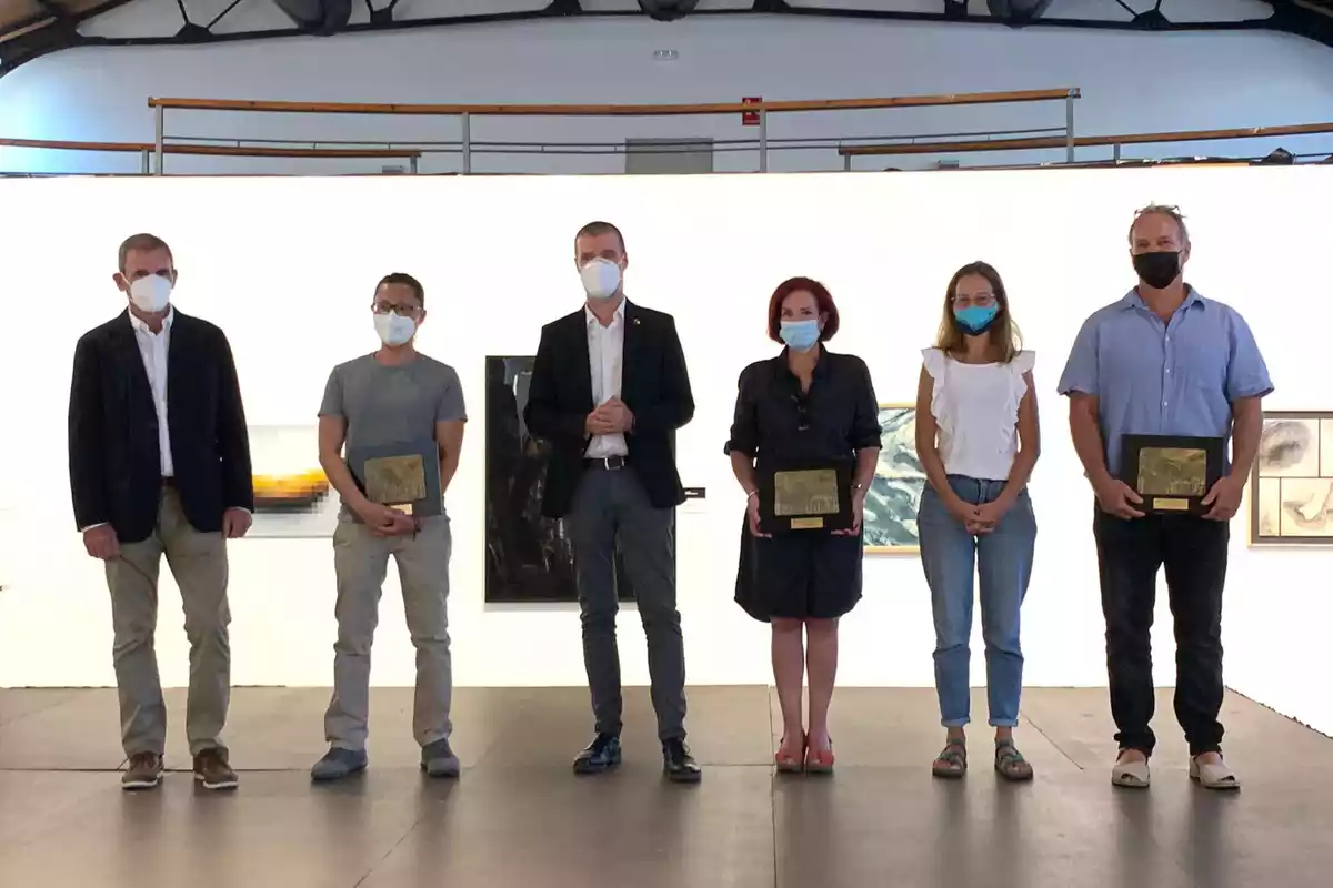 Els guanyadors del concurs de pintura de la Fundació Mútua Catalana