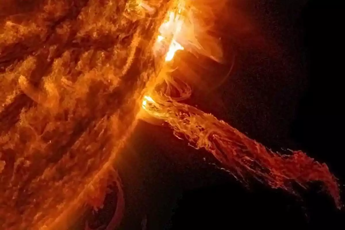 Imatge del sol captada per l'observatori de la NASA