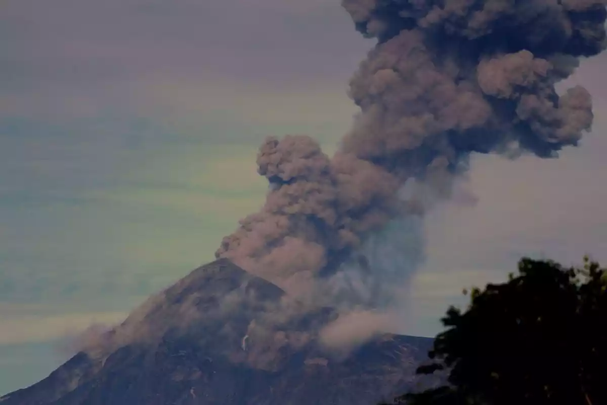 Imatge del Volcán de Fuego a Guatemala