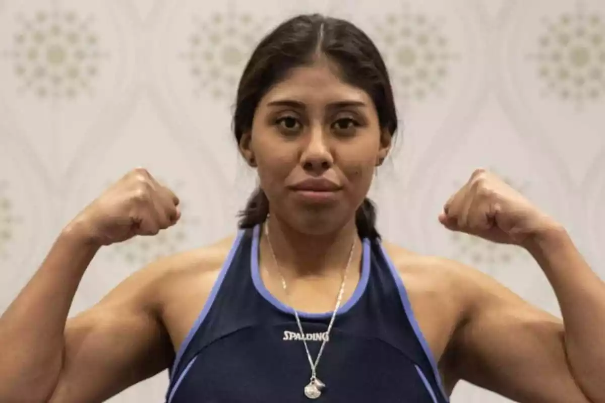 La boxejadora Jeanette Zacarías Zapata