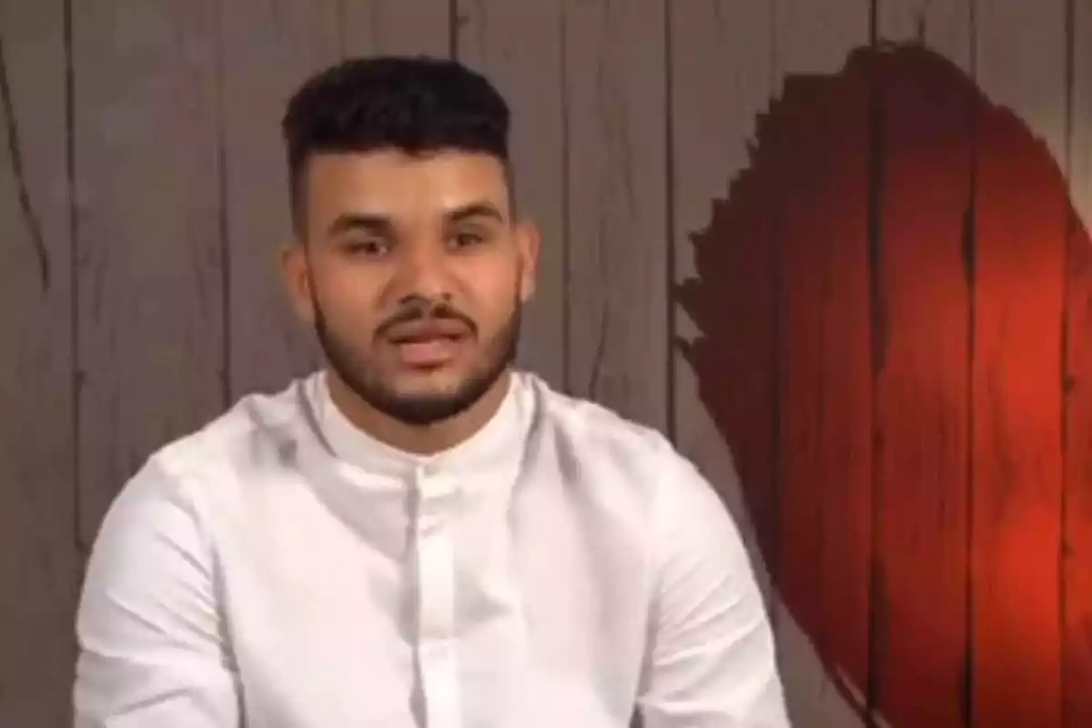 Mohamed, participant de 'First Dates', en una imatge del programa
