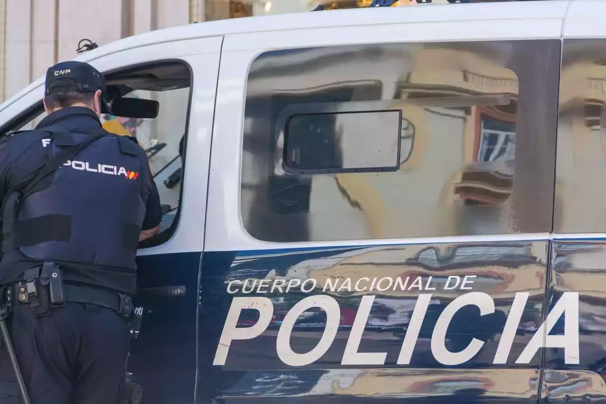 Policia Nacional als carrers de Màlaga al setembre de 2017