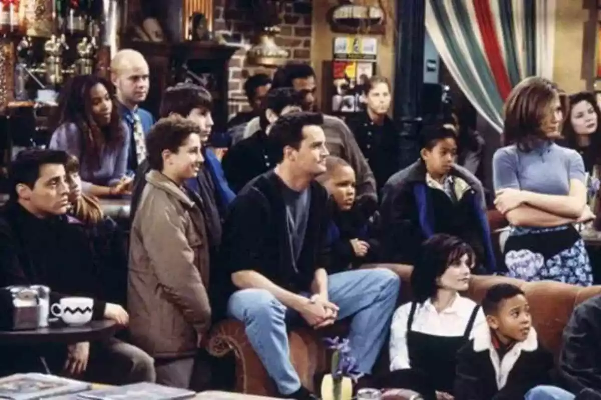 Imatge d'un episodi de la sèrie Friends