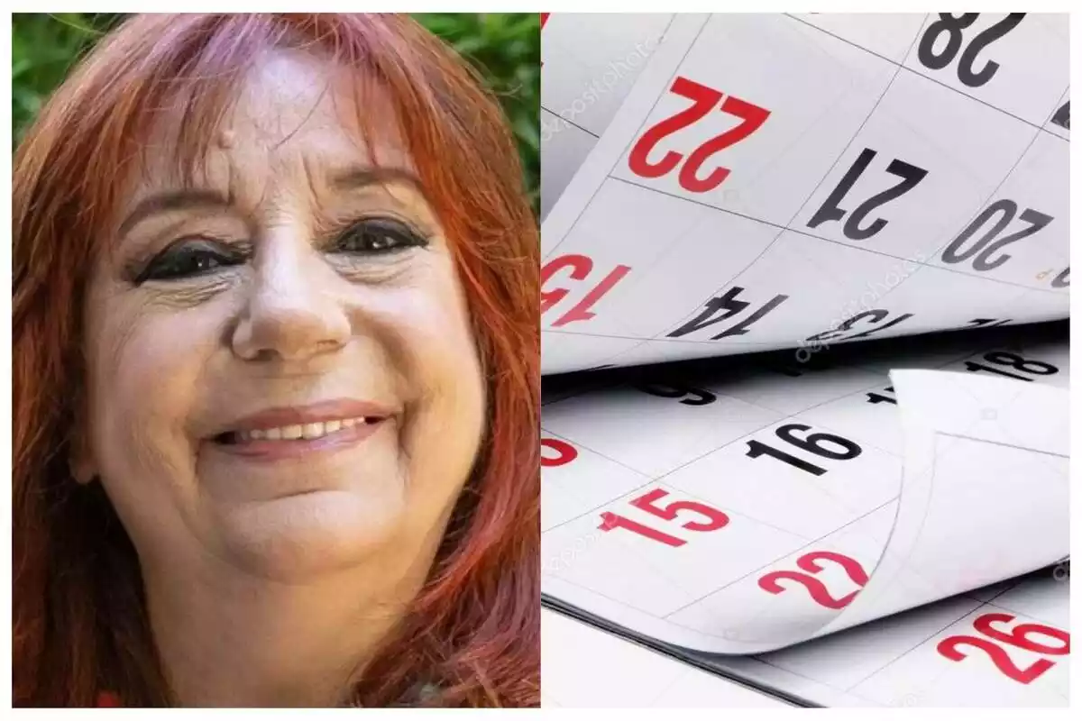 Ludovica Squirru i un calendari