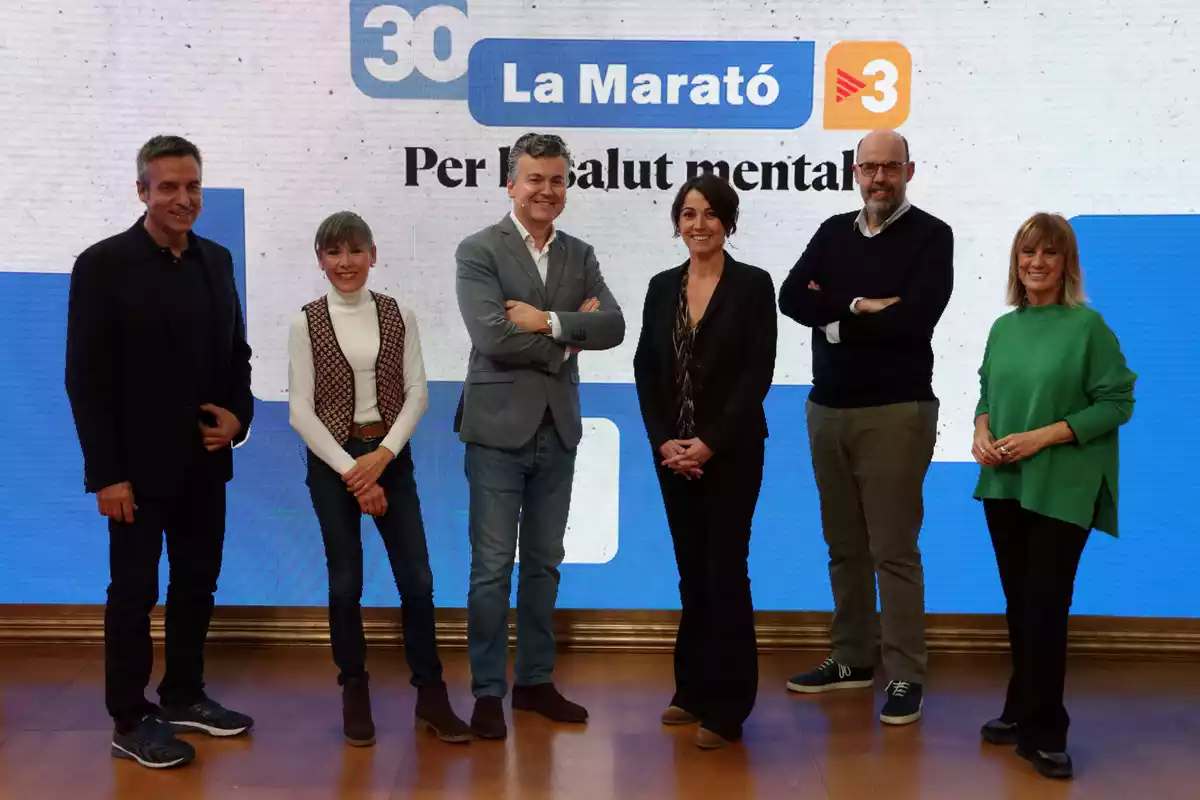 Alguns dels presentadors de La Marató de TV3