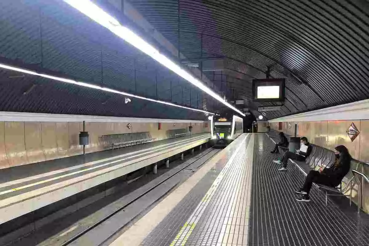 Imatge de l'estació de Ferrocarrils del Tibidabo, a Barcelona