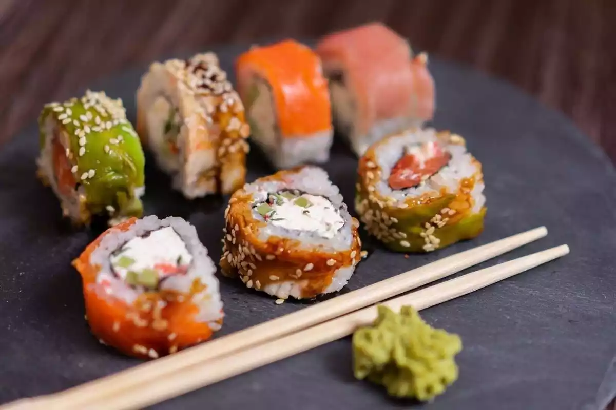 Fotografia sushi.