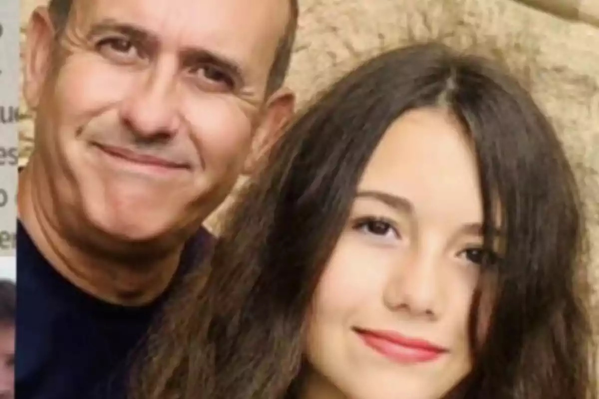 Imatge de José Manuel i la seva filla Kira