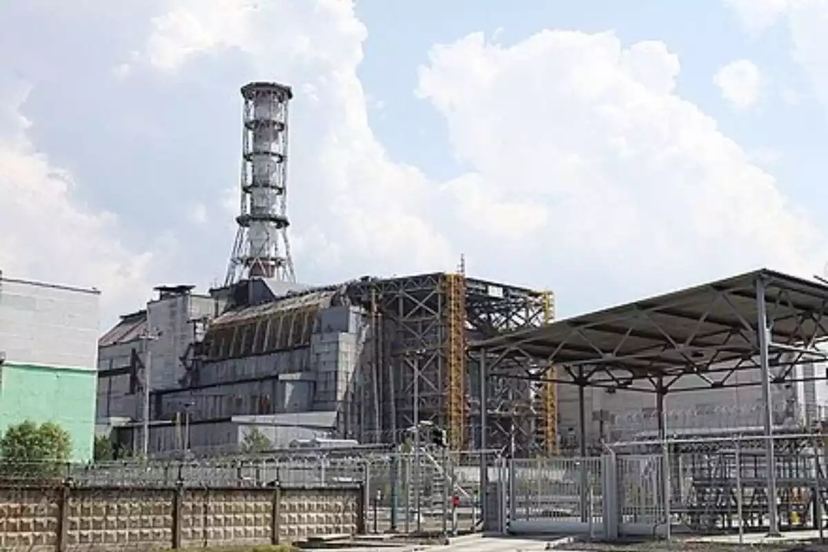 Imatge de la central nuclear de Txernòbil.