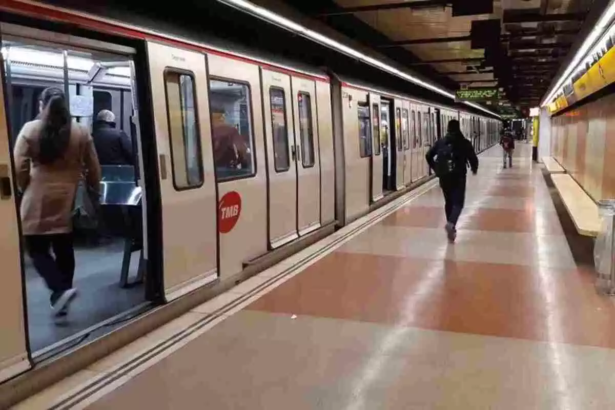Imatge del metro de Barcelona