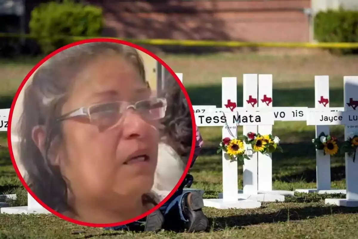 Ana Aguilar, familiar víctimes tiroteig Texas