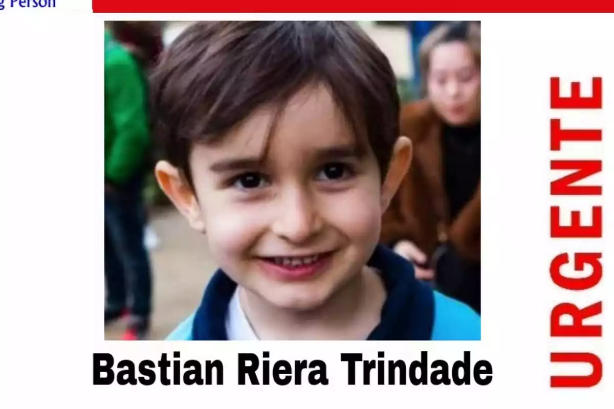 Bastian Riera, un nen desaparegut a Barcelona