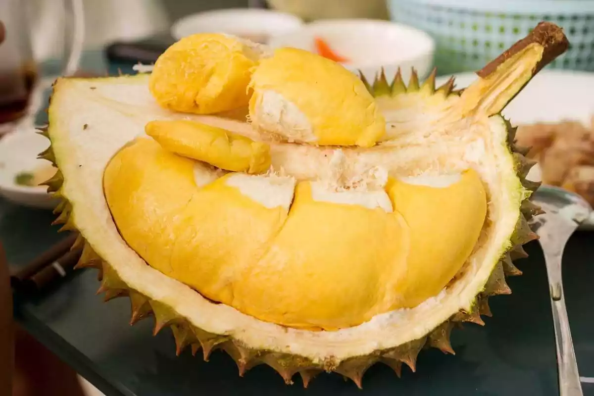 Imatge d'un durian.