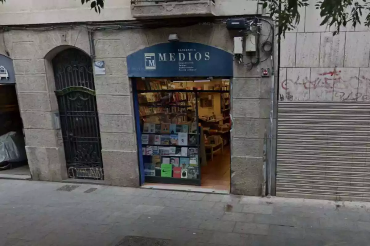 Imatge de la llibreria Medios de Barcelona