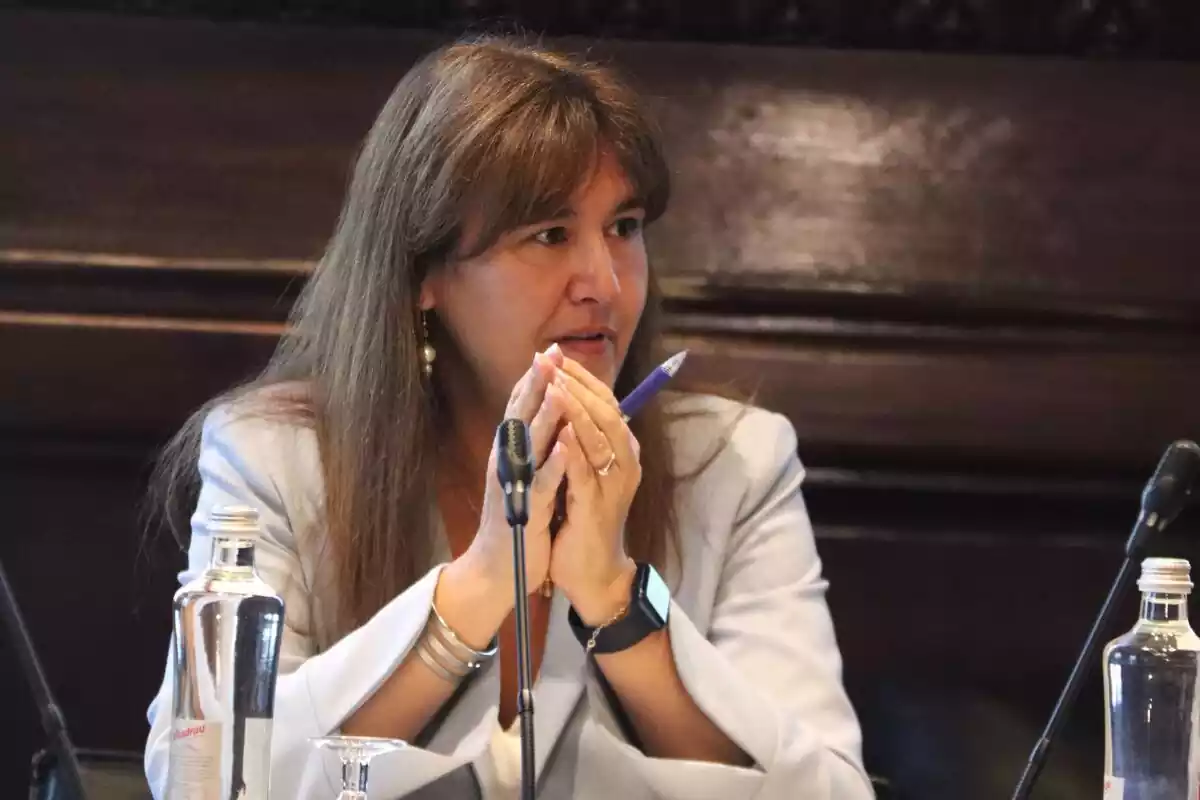 la presidenta del parlament de catalunya Laura Borràs