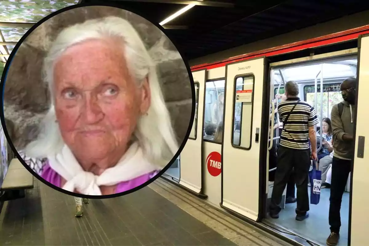 Imatge de Mazan Eva, desapareguda al metro de Barcelona.