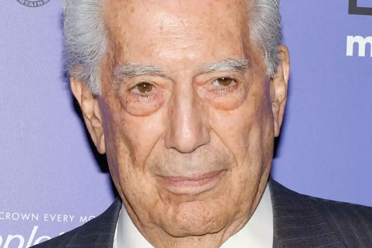 Primer pla de Mario Vargas Llosa.