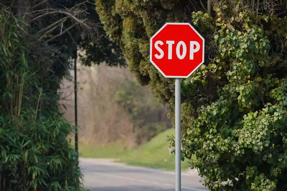 Imatge d'un senyal de STOP