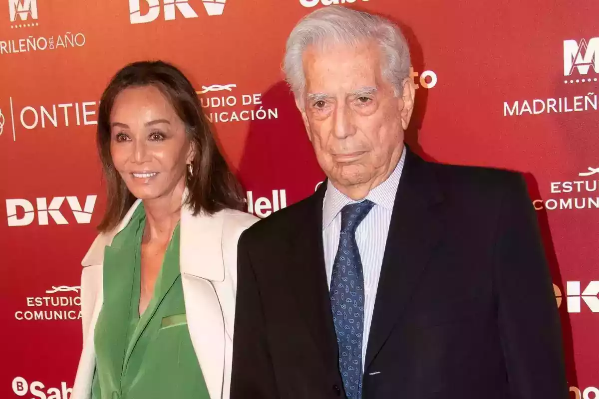 Foto d'Isabel Preysler i Mario Vargas Llosa