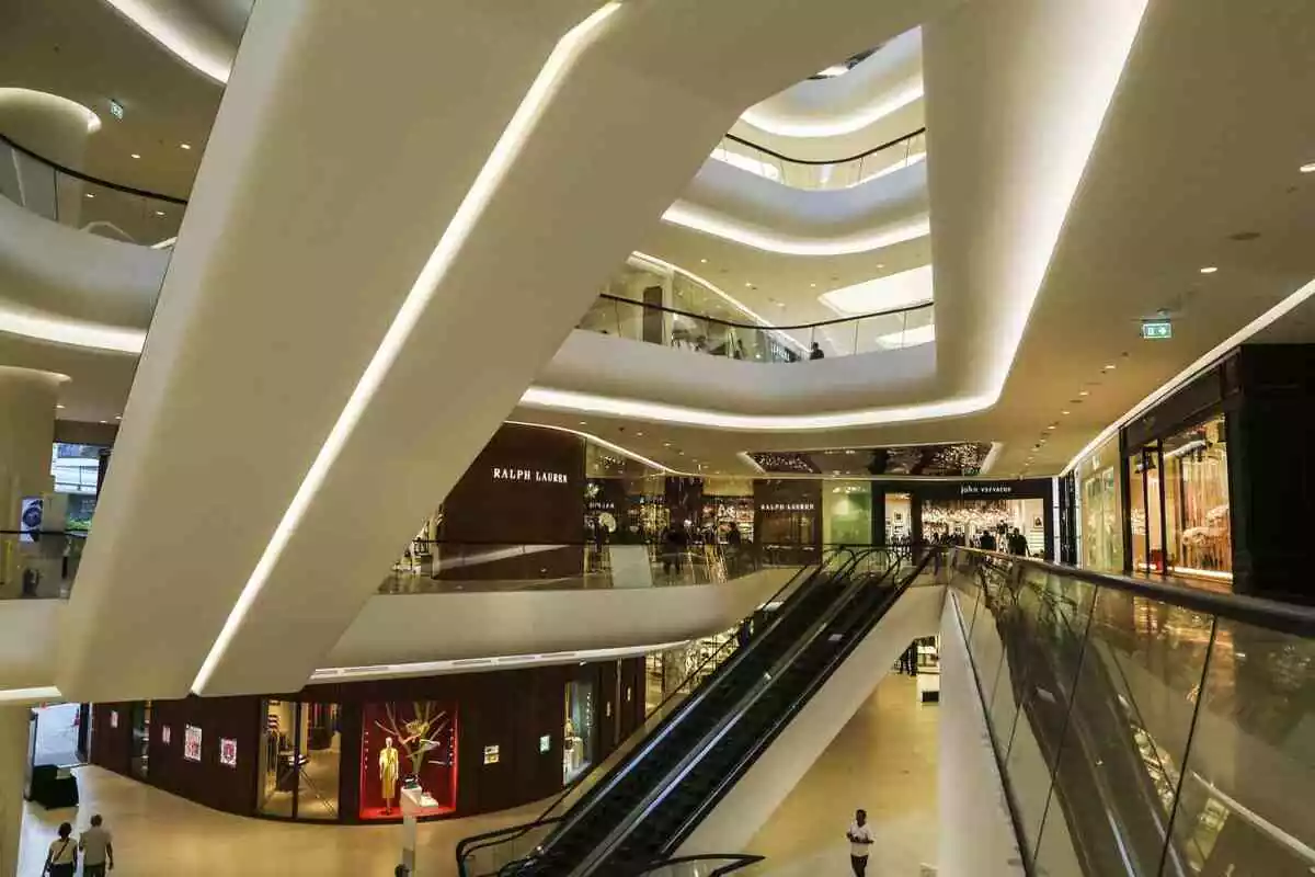 Imatge d'un centre comercial.