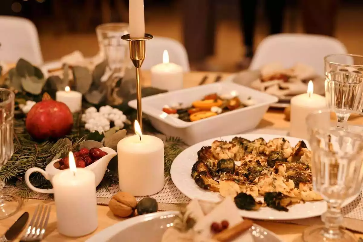 Imatge d'un sopar de Nadal