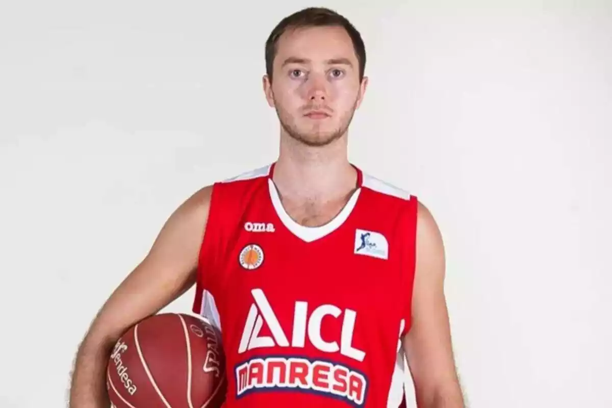 Ruslan Otverchenko, jugador del Manresa Bàsquet