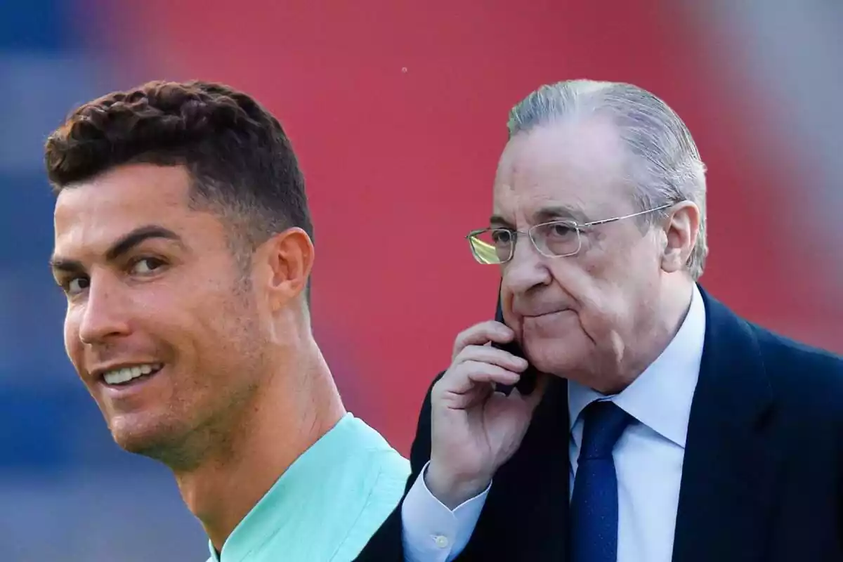 Imatge de Cristiano Ronaldo i de Florentino Pérez