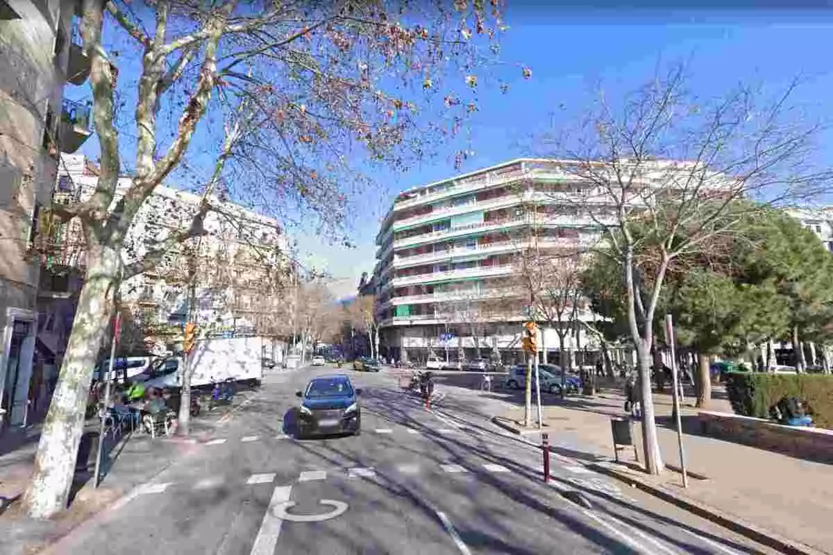 Imatge del carrer Aragó de Barcelona.