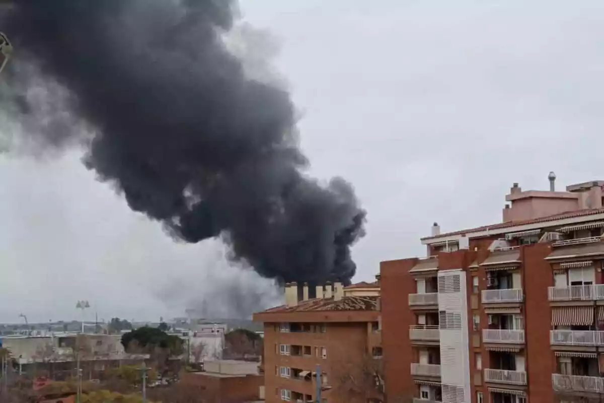 Incendi a Sant Boi de Llobregat