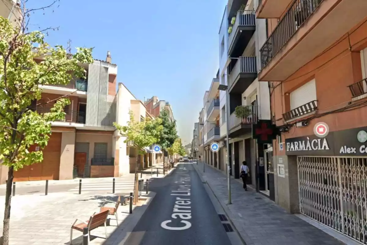 Foto del carrer dels fets de Sant Boi de Llobregat.