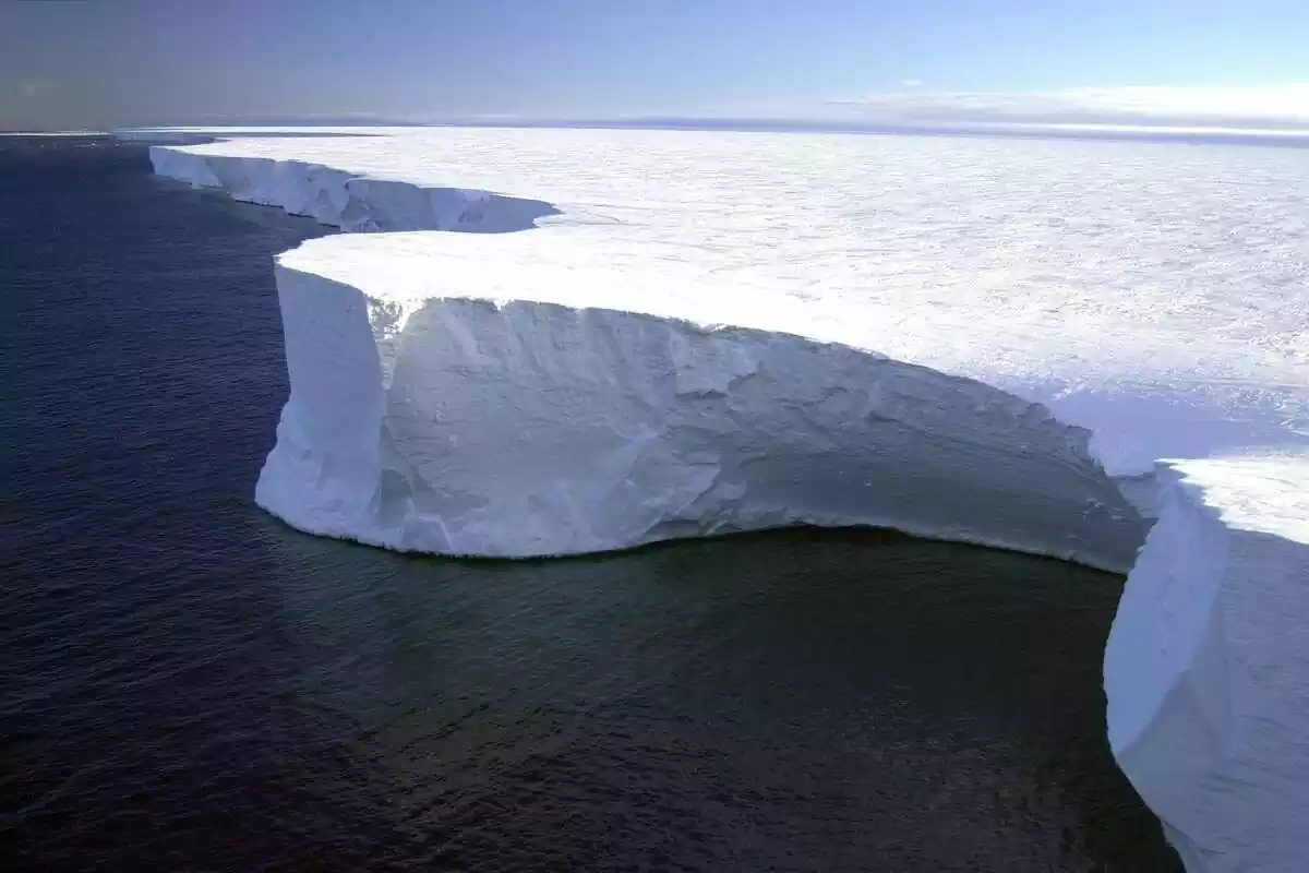 Imatge d'un iceberg de l'Antàrtida