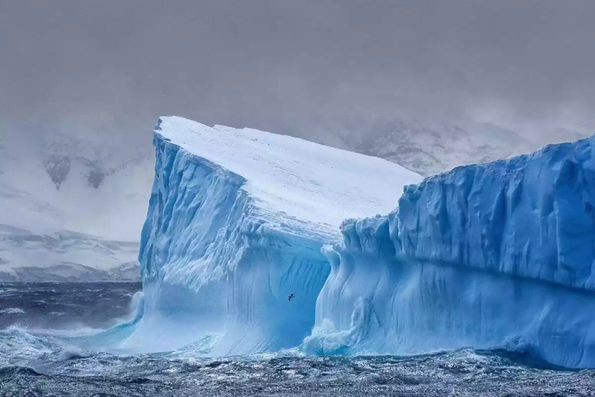Imatge d'un iceberg