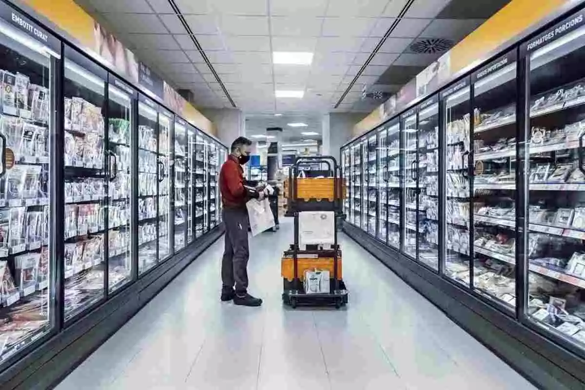 Imatge d'un supermercat Consum.