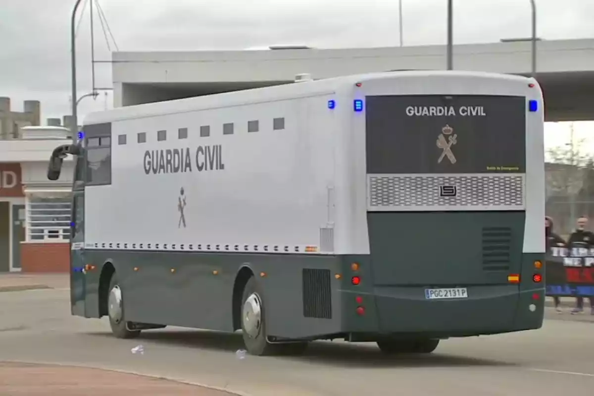 L'autobús de la Guàrdia Civil