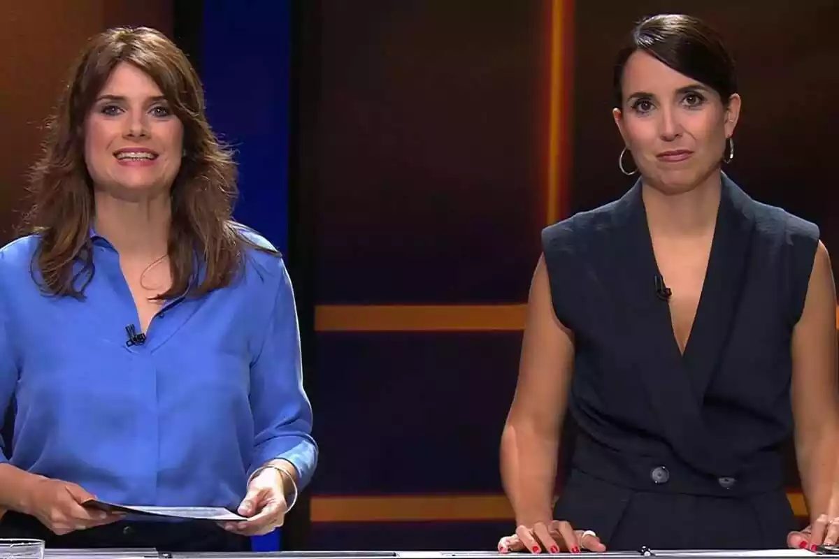 Les periodistes Ariadna Oltra i Laura Rosel van ser les presentadores del debat electoral de Barcelona